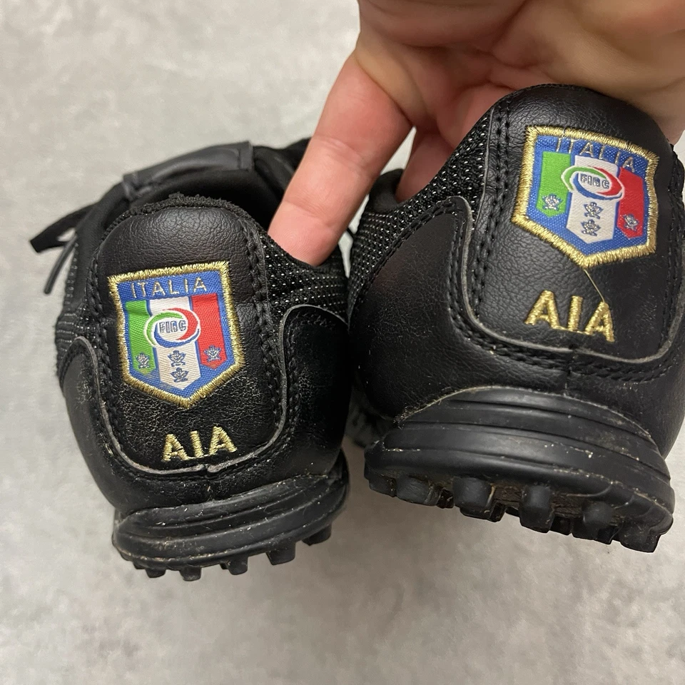 Botines de fútbol Diadora Turf zapatos de fútbol talla US 11.5 Italia logotipo en la parte posterior Foto 2 de 4