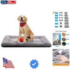 Dog Beds Crate Pad for Medium/Large Dogs Fit Metal,Ultra Soft, Washable  Ant...