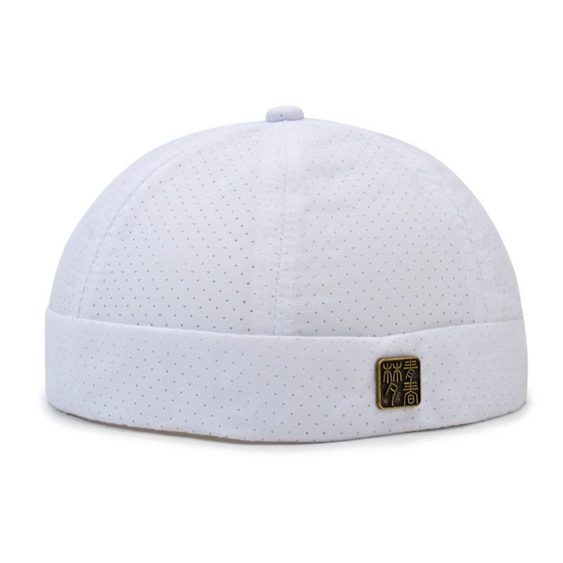 Hommes Respirant Maille Docker Casquette Roulé Manchette Hommes Respirant Maille Docker Casquette Roulé Manchette