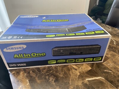 NEW Samsung DVD-V6800 Multi-System DVD VCR Player Combo DVD Player VCR Recorder