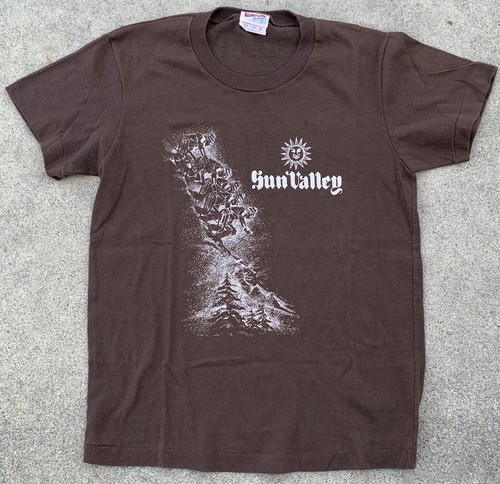 Vintage Sun Valley T Shirt Enco Originals Made In USA Single Stitch 36 38 M - Picture 5 of 12