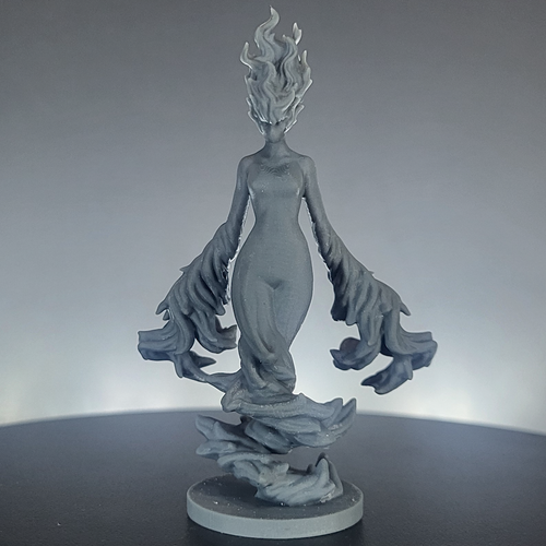 Fire Elemental Set of 5 Miniatures for DnD Pathfinder TTRPGs - Picture 5 of 6
