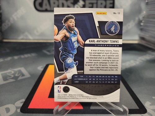 2021-22 Panini Revolution Karl-Anthony Towns Timberwolves #12 - Picture 2 of 2