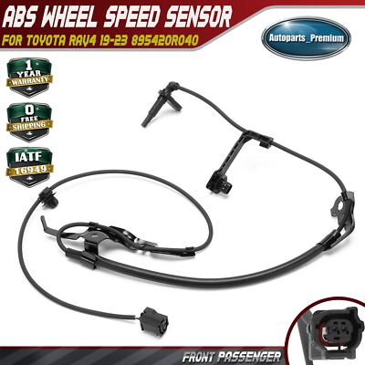 Front Right ABS Wheel Speed Sensor for Toyota RAV4 2019-2025 Venza