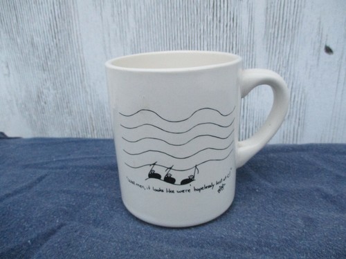 Coffee Mug, Rubes 1980 Signed Leigh, Reads "We are hopelessly lost at C! " - Picture 4 of 8
