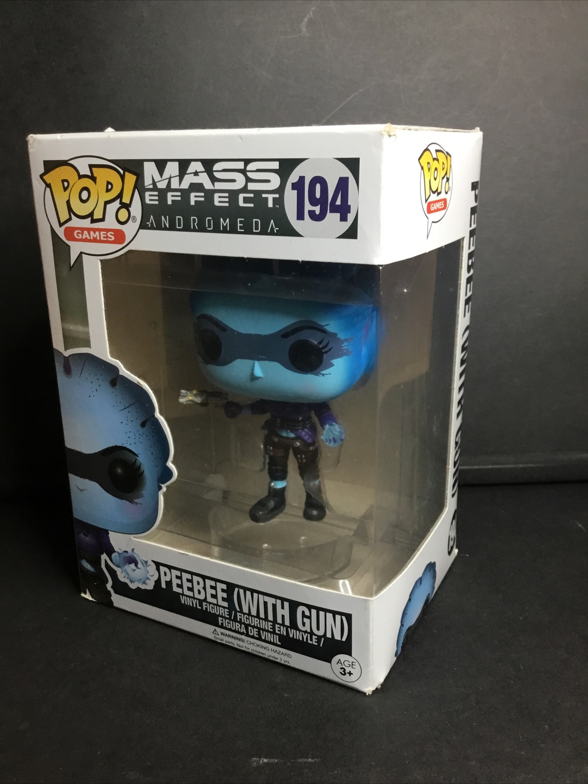 Juegos Pop Funko Mass Effect Andromeda 194 Peebee Con Pistola Buen Estado
