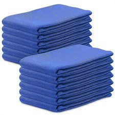 12Pcs Cotton Cleaning Rags - 24 x 16.5 inches Kitchen Towels Cotton Shop Rags