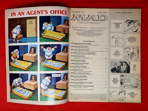 1973 June #159 MAD Magazine, A Crockwork Lemon - Imagen 5 de 9