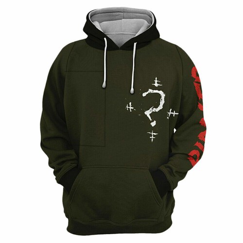 Batman Gotham Knight Riddler 3D Hoodie T-shirts Superhero Sweatshirt Jacket Coat - Picture 7 of 17