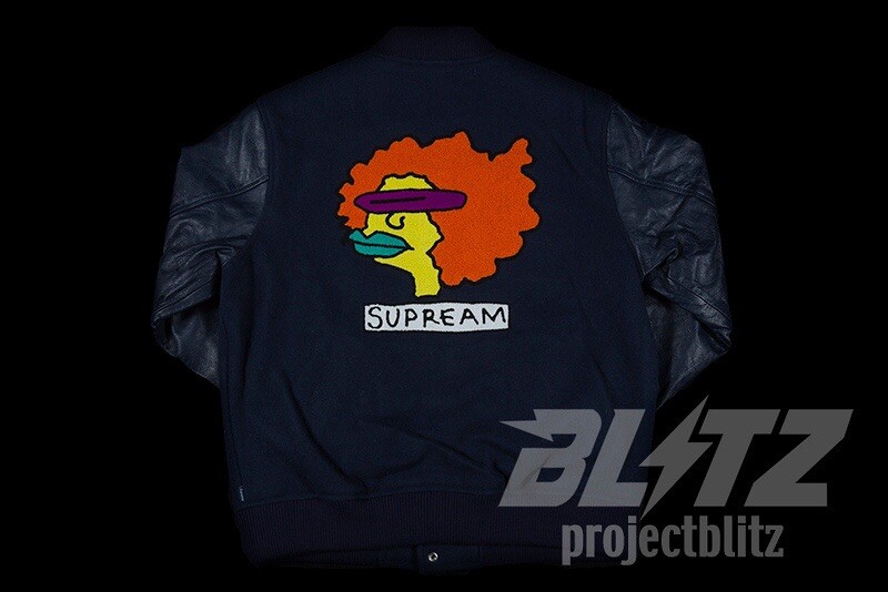 ジャケット・アウター Supreme Gonz Ramm Varsity Jacket 'Black SUPREME GONZ RAMM FW17 | Thrifty Towel
