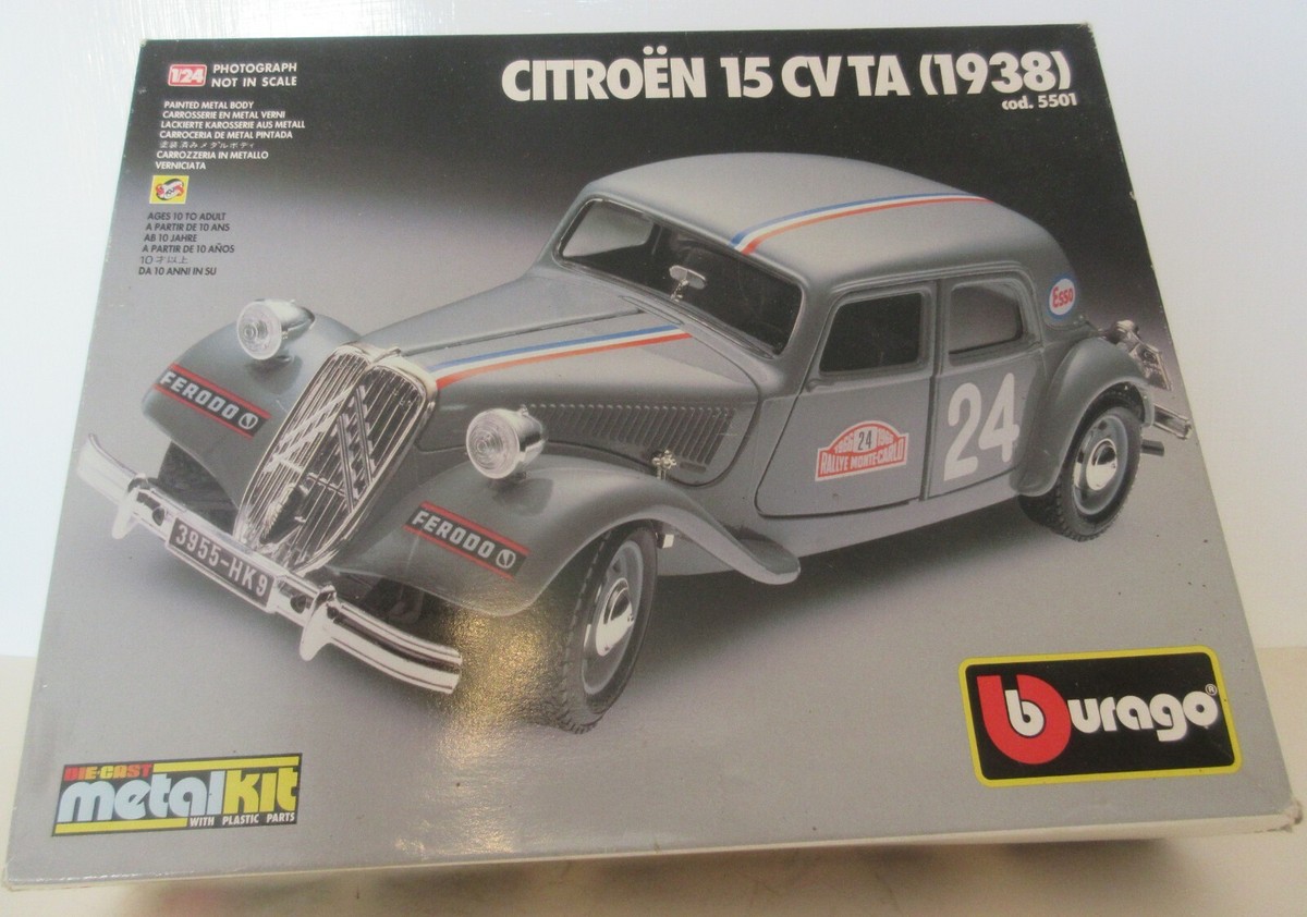 Burago 1938 Citroen Traction 15CV TA 'Monte Carlo Rally Car