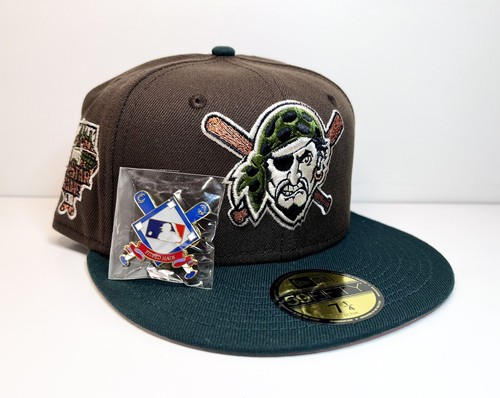 New Era 59Fifty Pittsburgh Pirates Fitted Hat Beef And Broccoli Pink UV-7 1/4