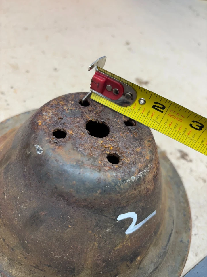 Oldsmobile 88 98 303 394 1949 1950 1951 bomba de agua polea polea ranura #2 Foto 3 de 4