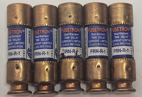 EATON BUSSMANN FRN-R-1 time-delay fuse 1A 250V AC CLASS RK5  NEW 5PCS