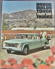 1965 Dodge Crew Cab Pickup Truck Brochure D200 W500 Excellent Original Late 65 1965 Dodge Crew Cab Pickup Truck Brochure D200 W500 Excellent Original Late 65