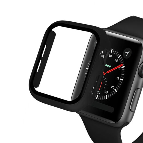 Temper Glass Case For Apple Watch Ultra2 Ultra 9 8 7 6 5 SE Hard Cover Full Body - Picture 14 of 19