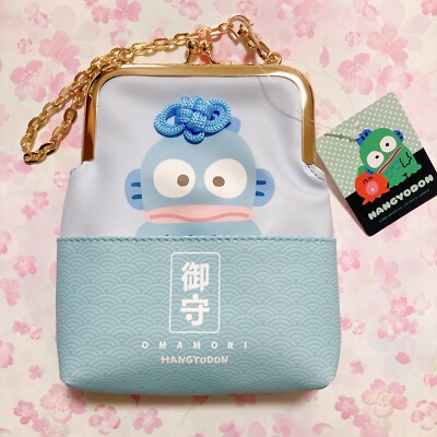 Hangyodon Hand Bag Sanrio Pouch Omamori Gamaguchi Japan New 2023 Photo Case