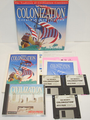 Sid Meier's COLONIZATION: CREATE A NEW NATION (PC CD-ROM