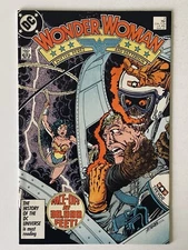 Wonder Woman #2 , 1986, DC Comics, “A Fire In The Sky!” Ares Attacks, VF