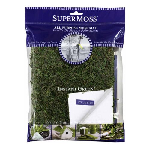 SuperMoss® Peel-N-Stick All Purpose Moss Mat 16" x 18" mat size