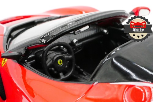 2016 LA FERRARI APERTA PERFORMANCE 70TH ANNIVERSARY 1:24 SCALE DIECAST COLLECTOR - Picture 12 of 17