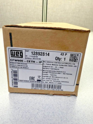 Weg CFW500-CETH-IP Ethernet Communication Plug-In Module 12892814 New