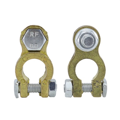 1 Set Copper Battery Terminal Connectors Kit For Car Marine Boat Truck RV Camper - Picture 11 of 17