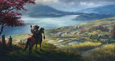 Landscape nature Custom Gaming Mat Desk