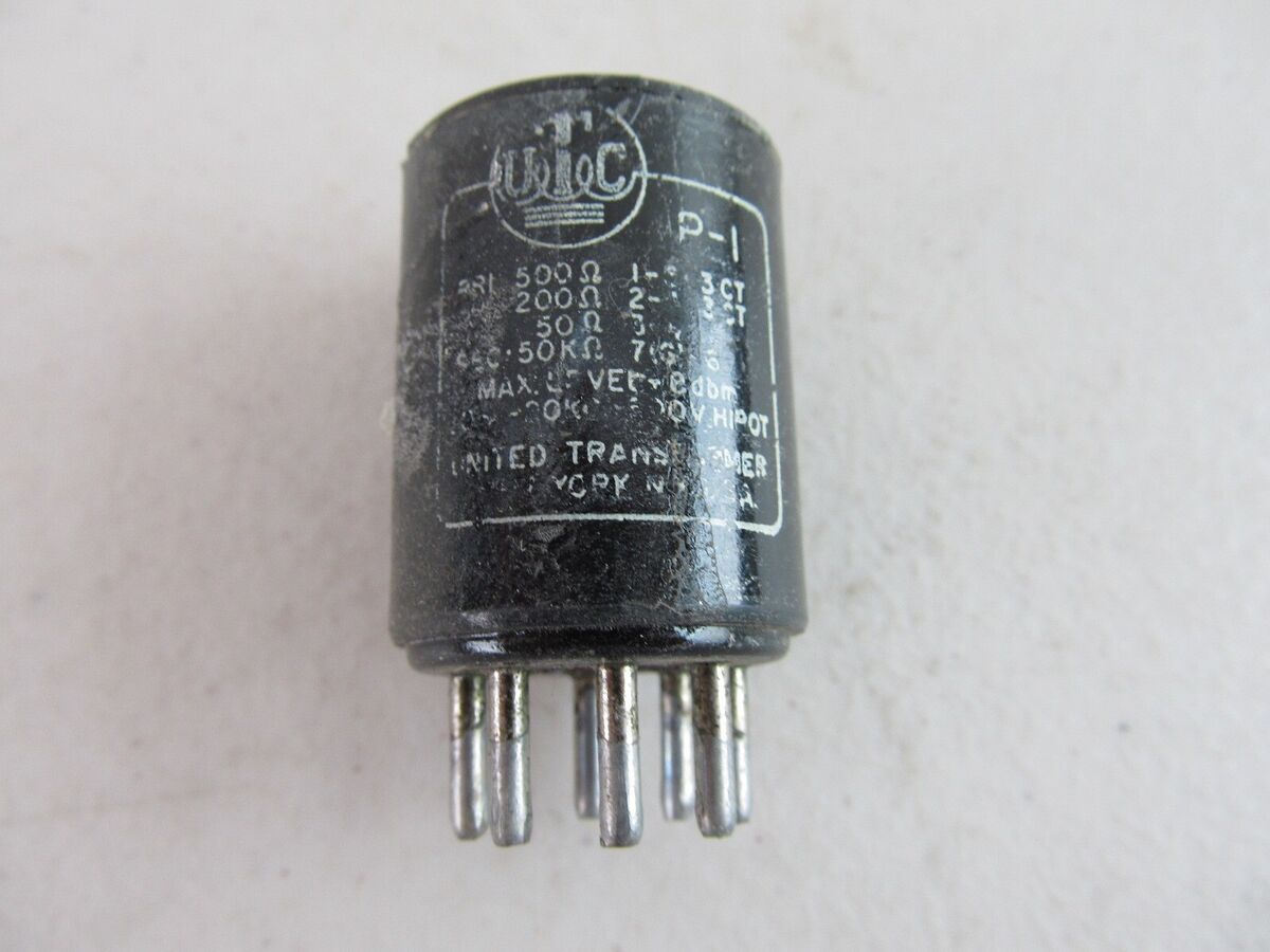 UTC P-1 Audio Transformer Rare Vintage United Transformer UTC P-1 Audio Transformer Rare Vintage United Transformer