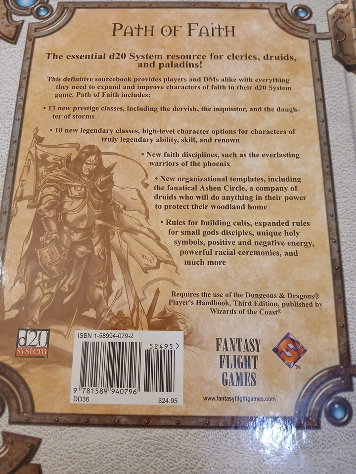 龙与地下城 v.3.5 信仰之路神职人员、德鲁伊和圣拉丁资源 — 第 3/4 张图片