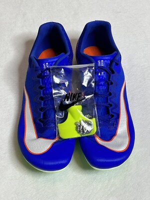 Nike Zoom Rival Sprinter Track Spikes Racer Blue Lime DC8753-401 Men's Size 11