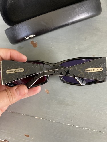 Jimmy Crystal SUNGLASSES Made with Swarovski Crystal GL938 - Picture 8 of 8