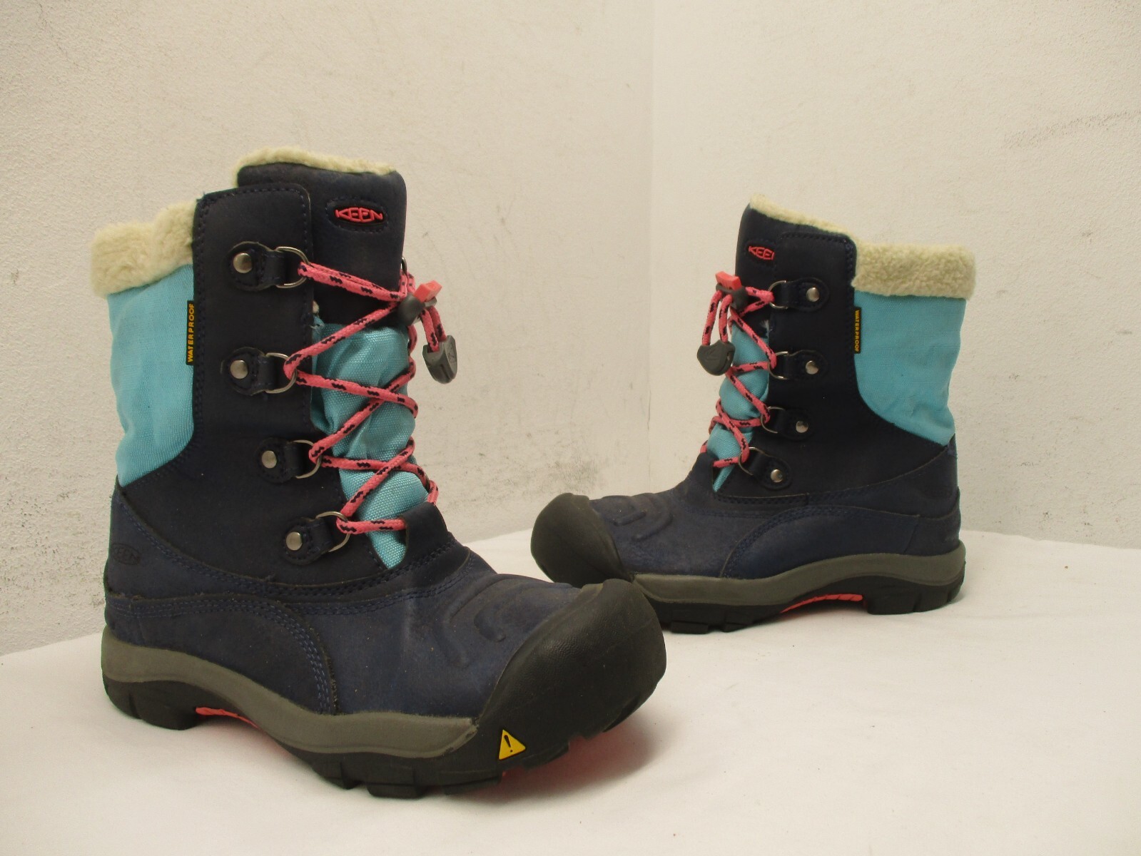 Stivali da neve Keen blu impermeabili Keenwarm giovanili taglia 4