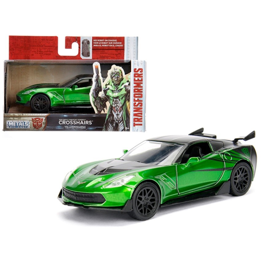 Jada 98397 2016 Chevrolet Corvette Crosshairs Green From Transformers