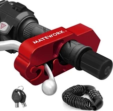 Motorcycle Lock anti Theft Heavy Duty, Motorcycle Handlebar & Brake Lock with He