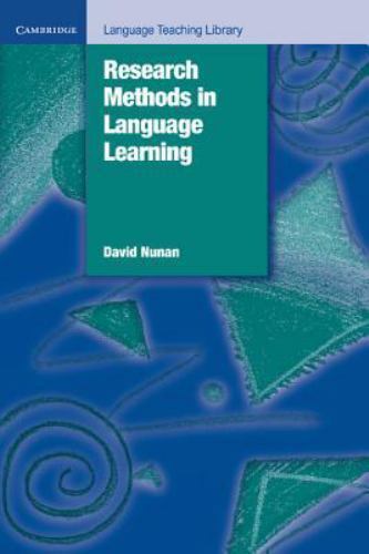 Research Methods in Language Learning Nunan EFL Paperback 9780521429689