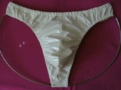 String Tanga Lackleder weiß, Herren Stringtanga v. Laexa