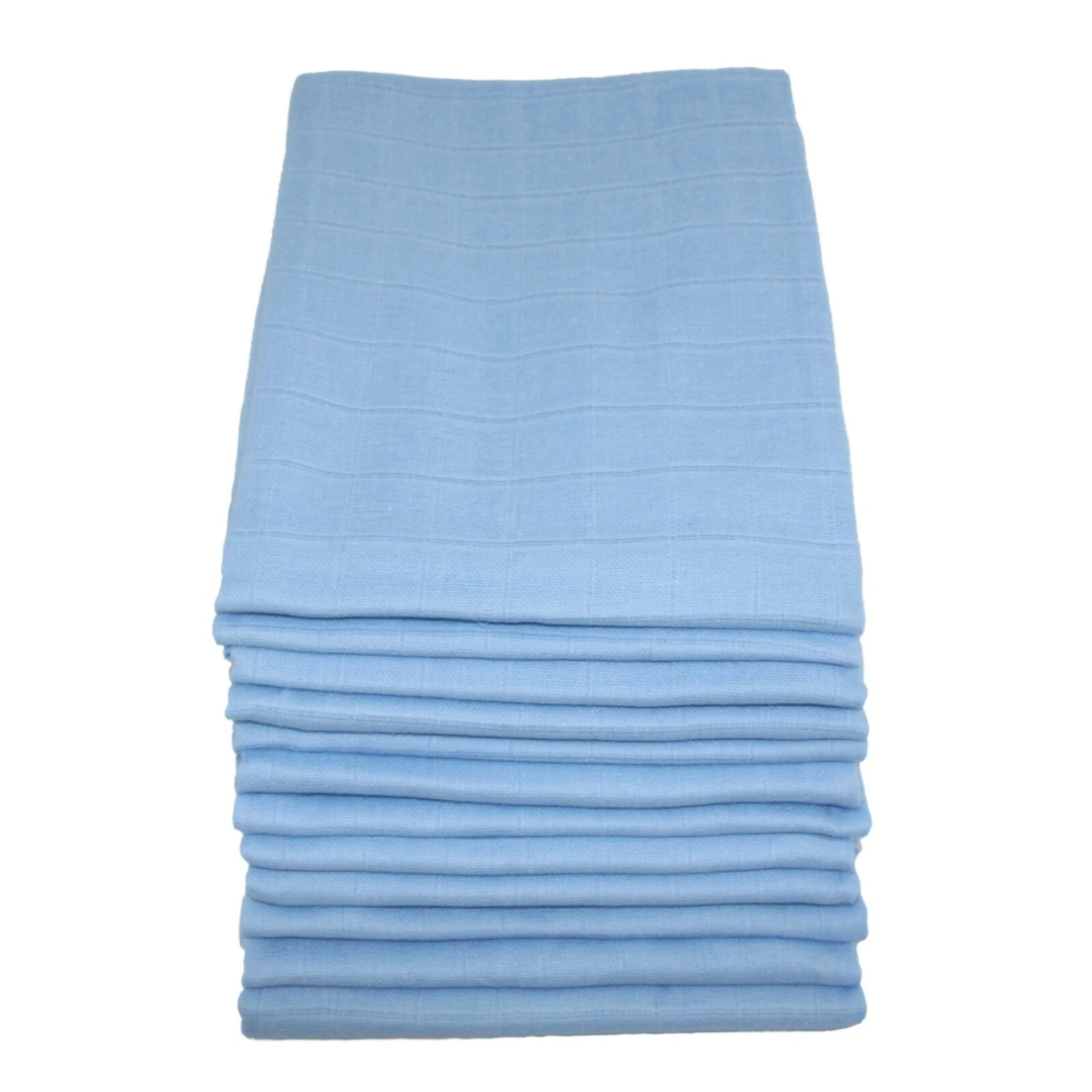 MuslinZ 12PK Baby Muslin Squares Cloths 70cms 100% Pure Soft Cotton Blue
Opens in a new window or ta
