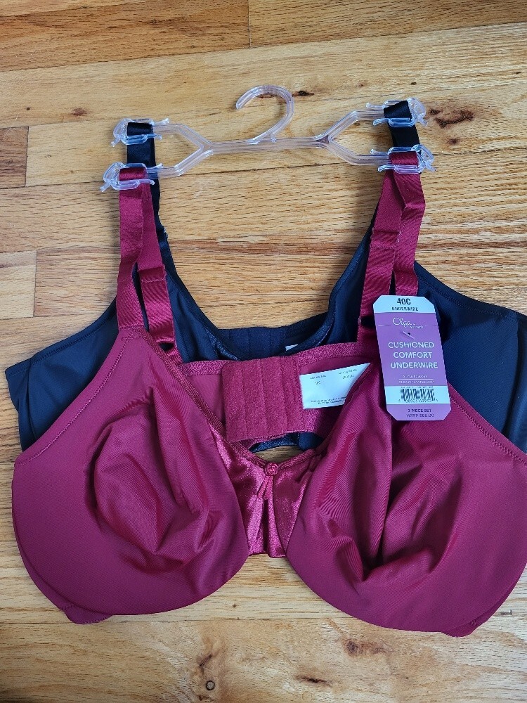 OLGA GENTLE LIFT UNDERWIRE Set Of 2 Bras Style 05006R New MSRP $88 Size 40C OLGA GENTLE LIFT UNDERWIRE Set Of 2 Bras Style 05006R New MSRP $88 Size 40C