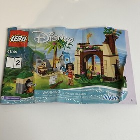 Lego 41149 Disney Moana Island Adventure 1 Substituted Pc Instructions & Box