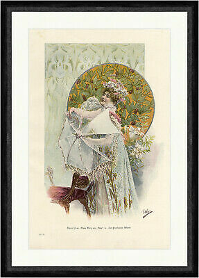 Uher: Klara Küry as Maia in the Greek Slave colored facsimile _ E 8901 - Picture 1 of 1