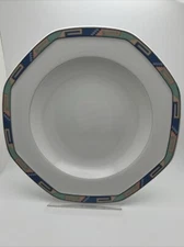 Southwest Large Rimmed Soup Bowl Y0002, by Christopher Stuart
