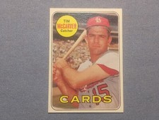 1969 TOPPS TIM MCCARVER PACK FRESH NEAR MINT!!!