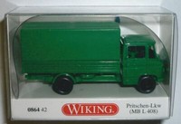 Wiking 086442 Mb L 408 Pritsche-/Planen-Lkw 1967 - 1981 Polizei 1:87 Spur H0