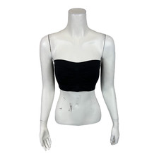 Breezies Womens Set of 2 Seamless Underwire Bandeau Bras White/Black Medium Size