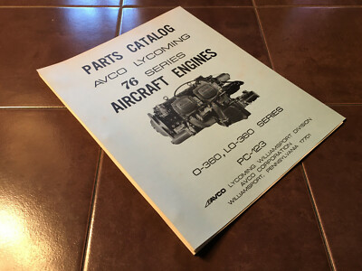 Lycoming O-360 & LO-360 76 Series Parts Manual | eBay