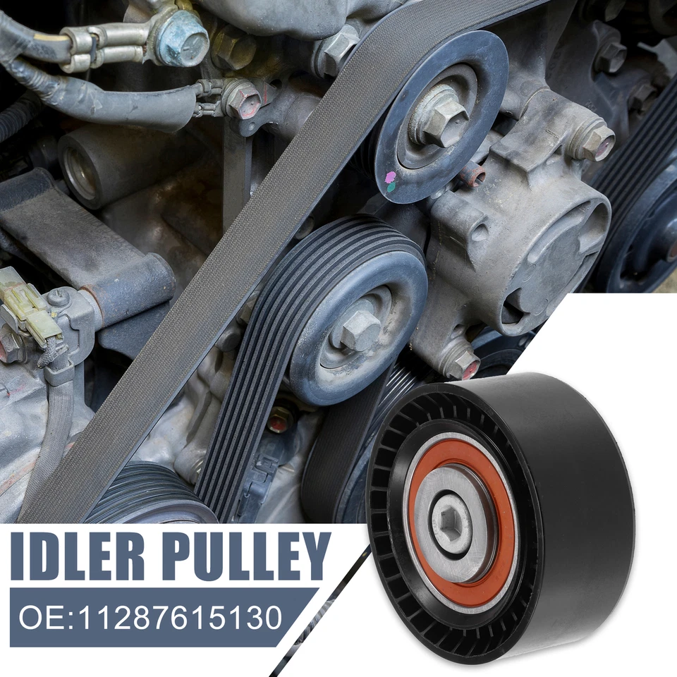 11287615130 Accesorio de coche correa de transmisión polea loca para BMW 535i GT 2010-2017 3,0 L Foto 2 de 4
