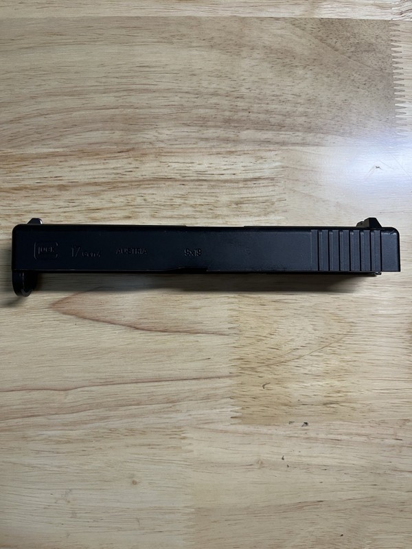 Glock 17 Gen 4 Airsoft GBB Slide And Nozzle (Likely VFC)