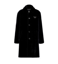 Authentic Prada Logo Shearling Coat Jacket in...