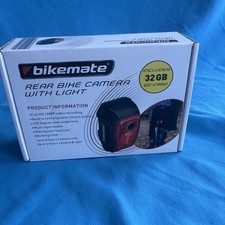 Bikemate Rear Bike Camera with Light Micro SD Card Boxes New Unused